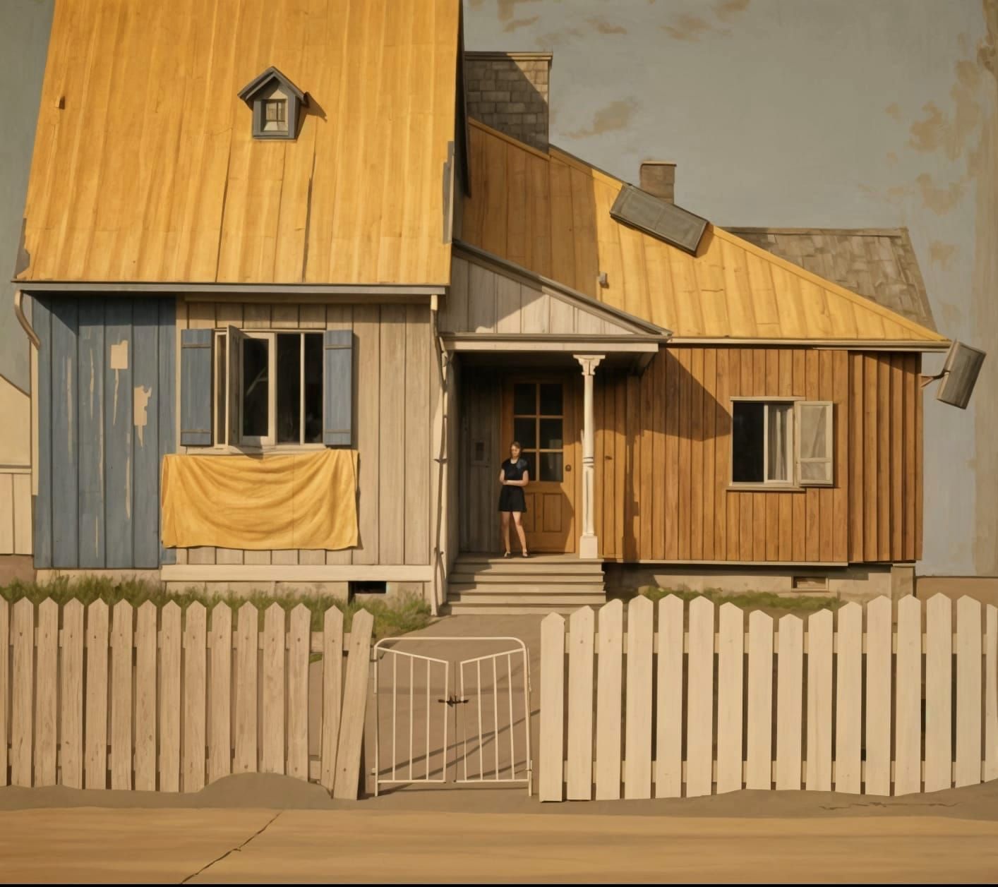 Artistic Mashup of Old and New