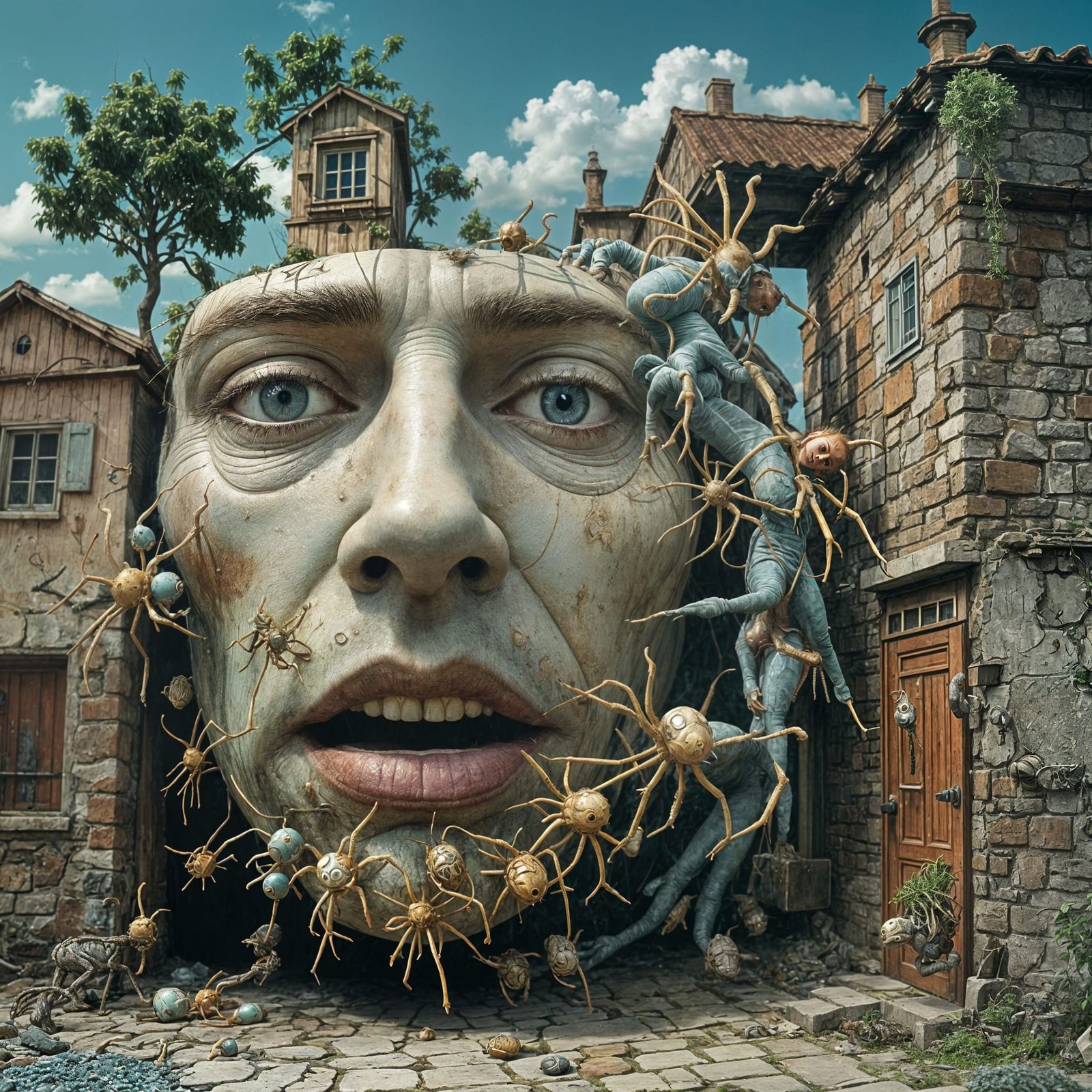 Surreal Insectoid Manifestation as Cinema Photograph