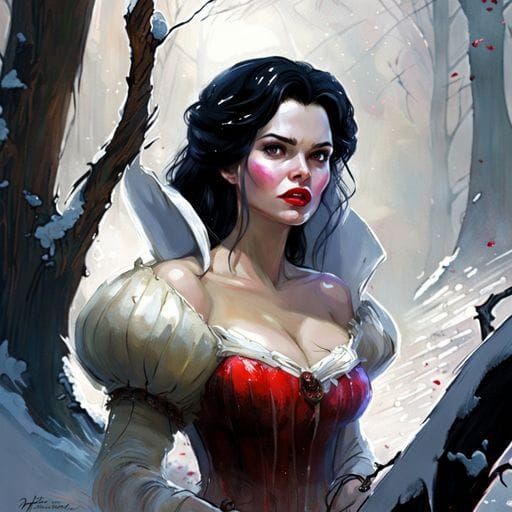 Snow White Inspired by Royo Masterpiece