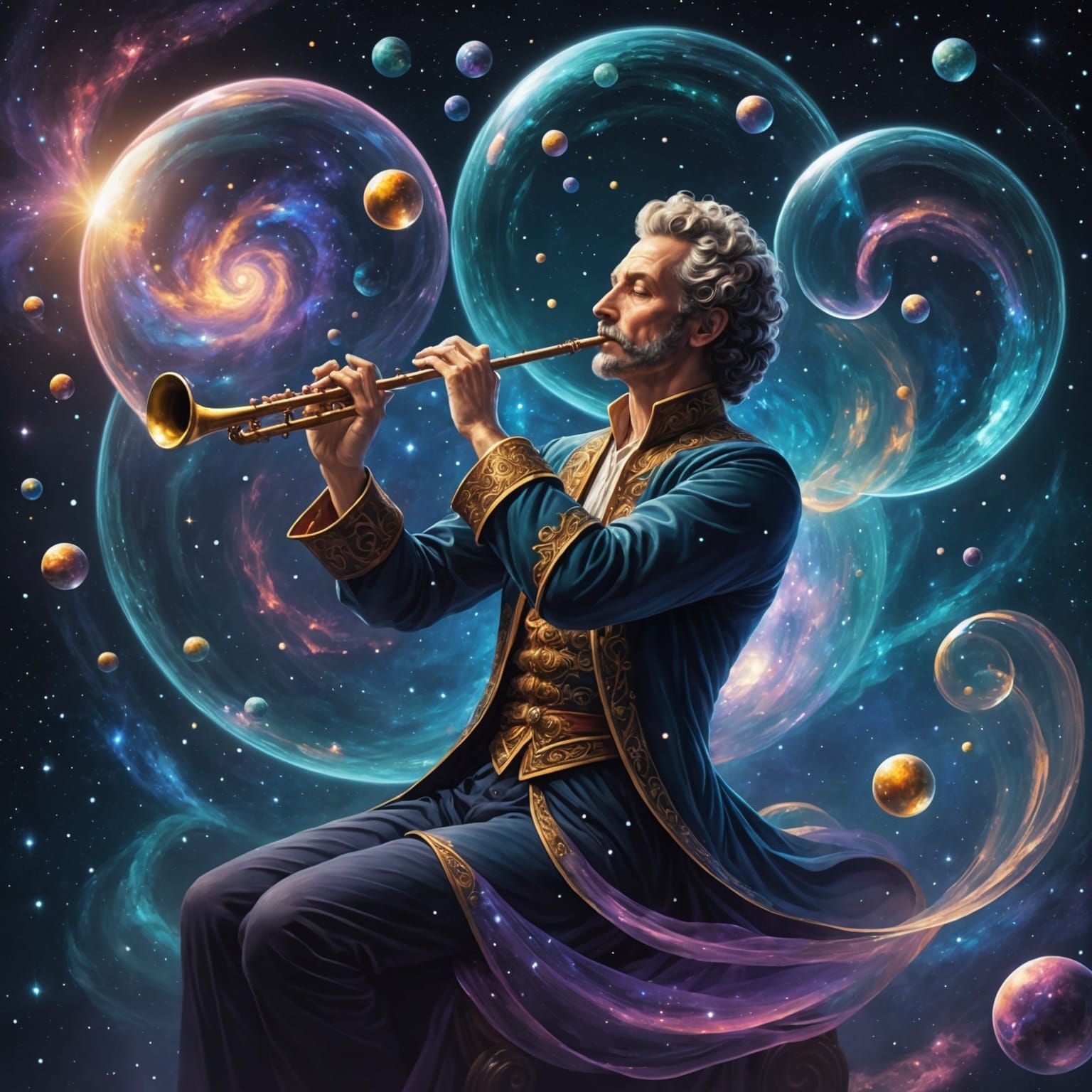 Demiurge's Flute Creates Galaxies