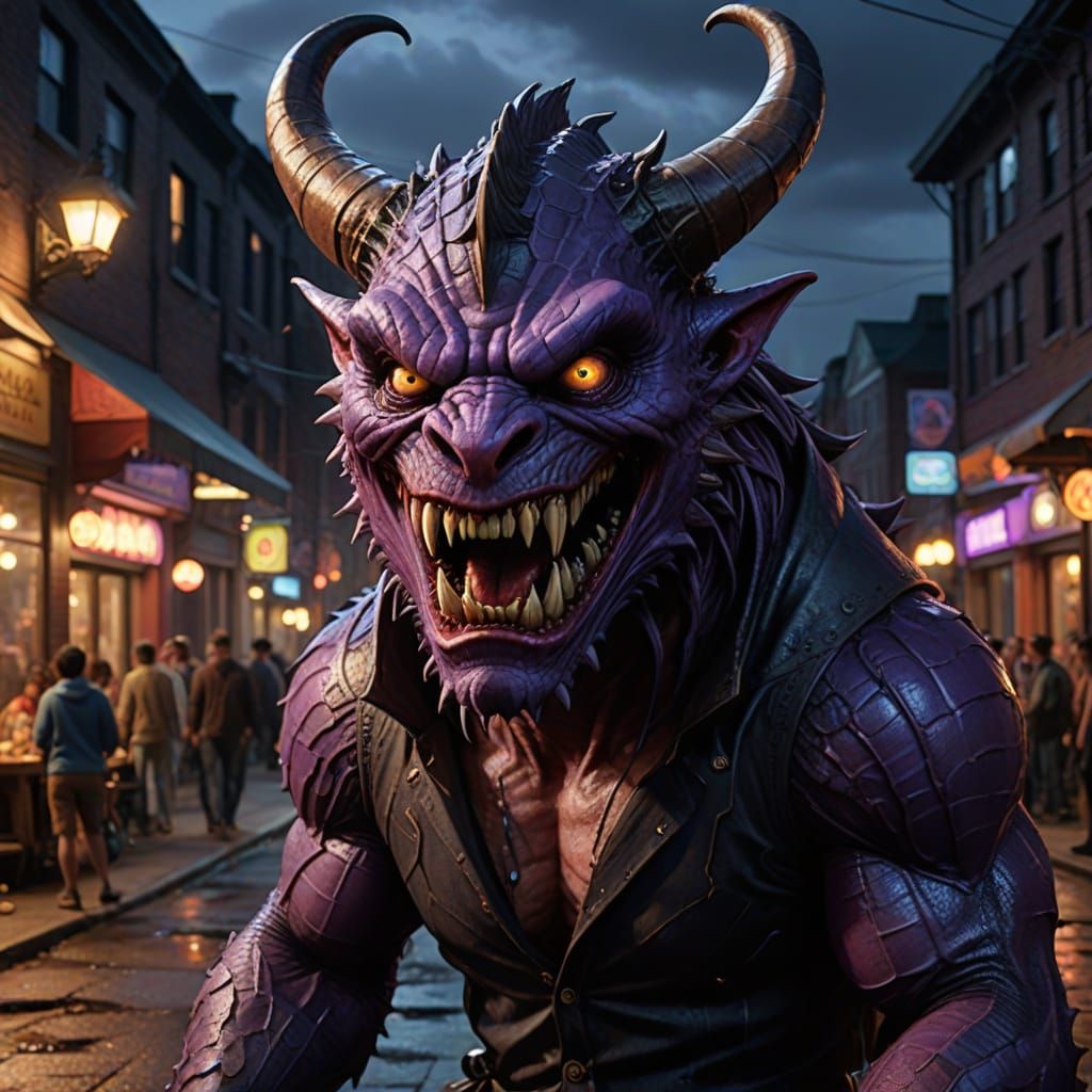 Reject image flying purple people eater