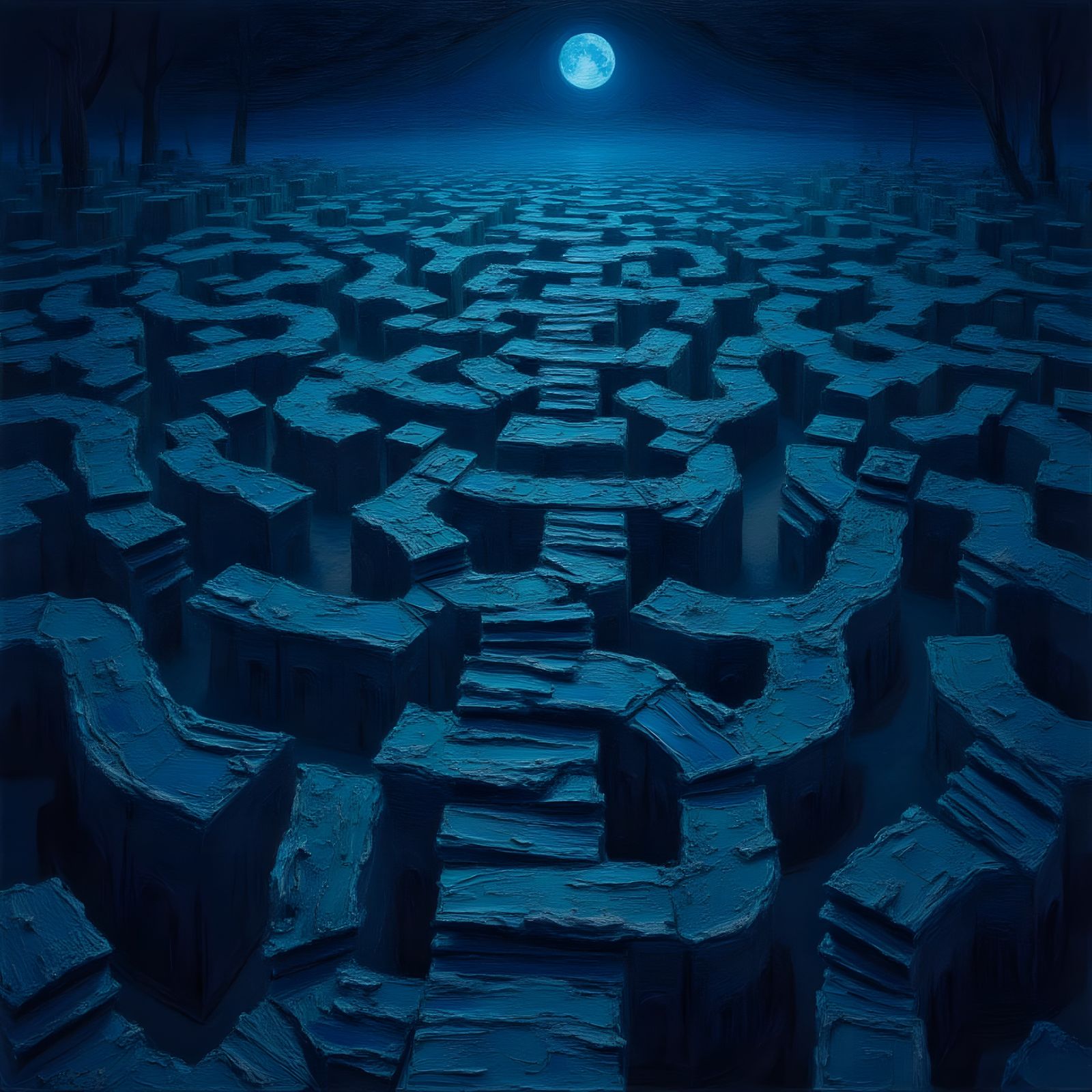 Intricate Labyrinthine Design