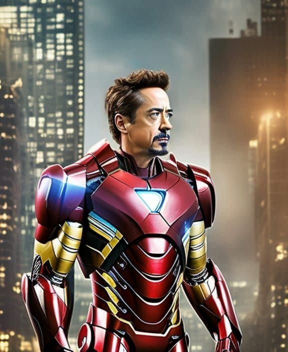Professional Portrait of a Robert Downey Jr Lookalike