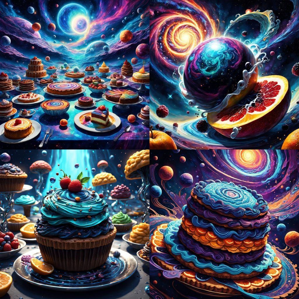 Magical Levitating Feasts and Glowing Desserts