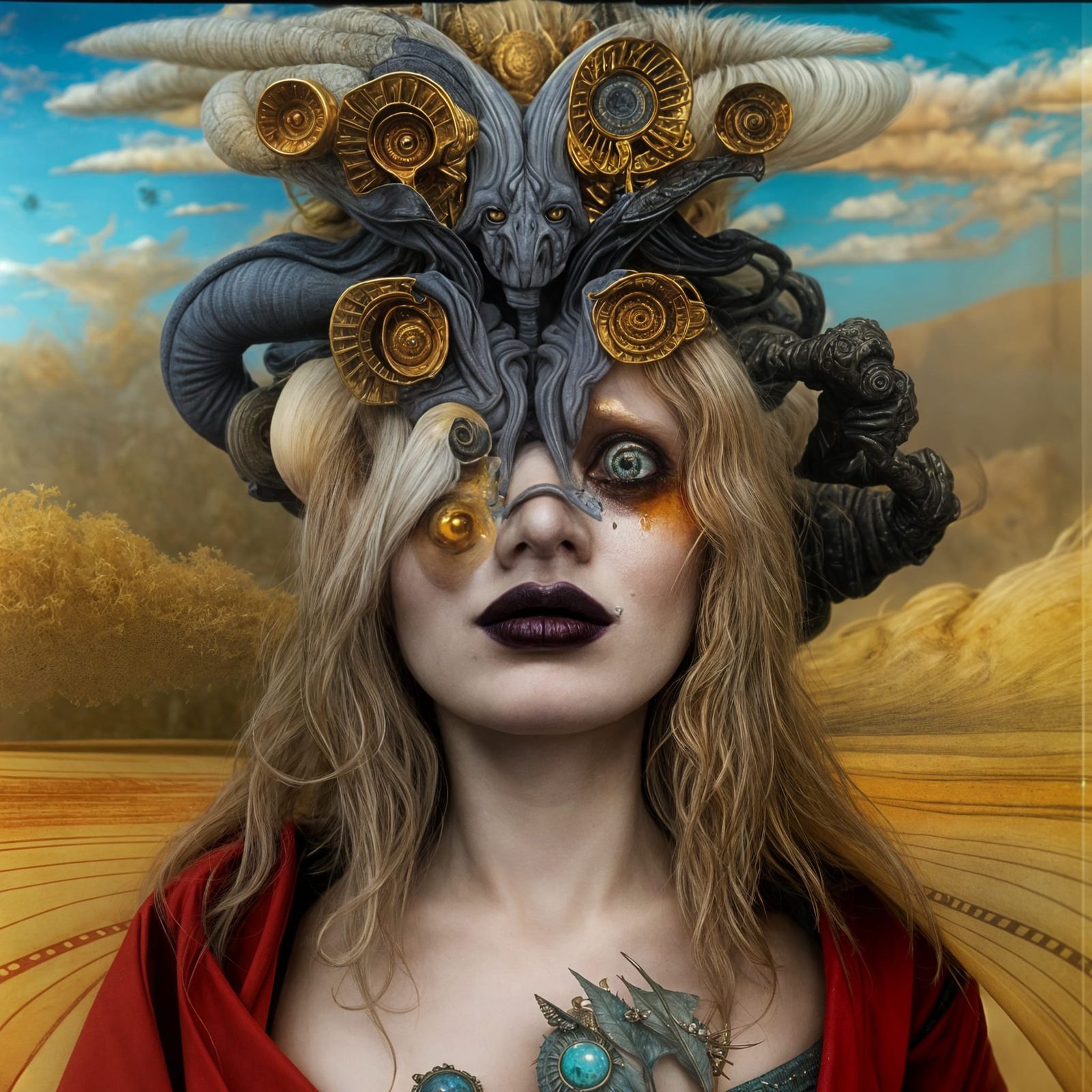 Surreal Cartoon Vehicles in Detailed 3D Rendering