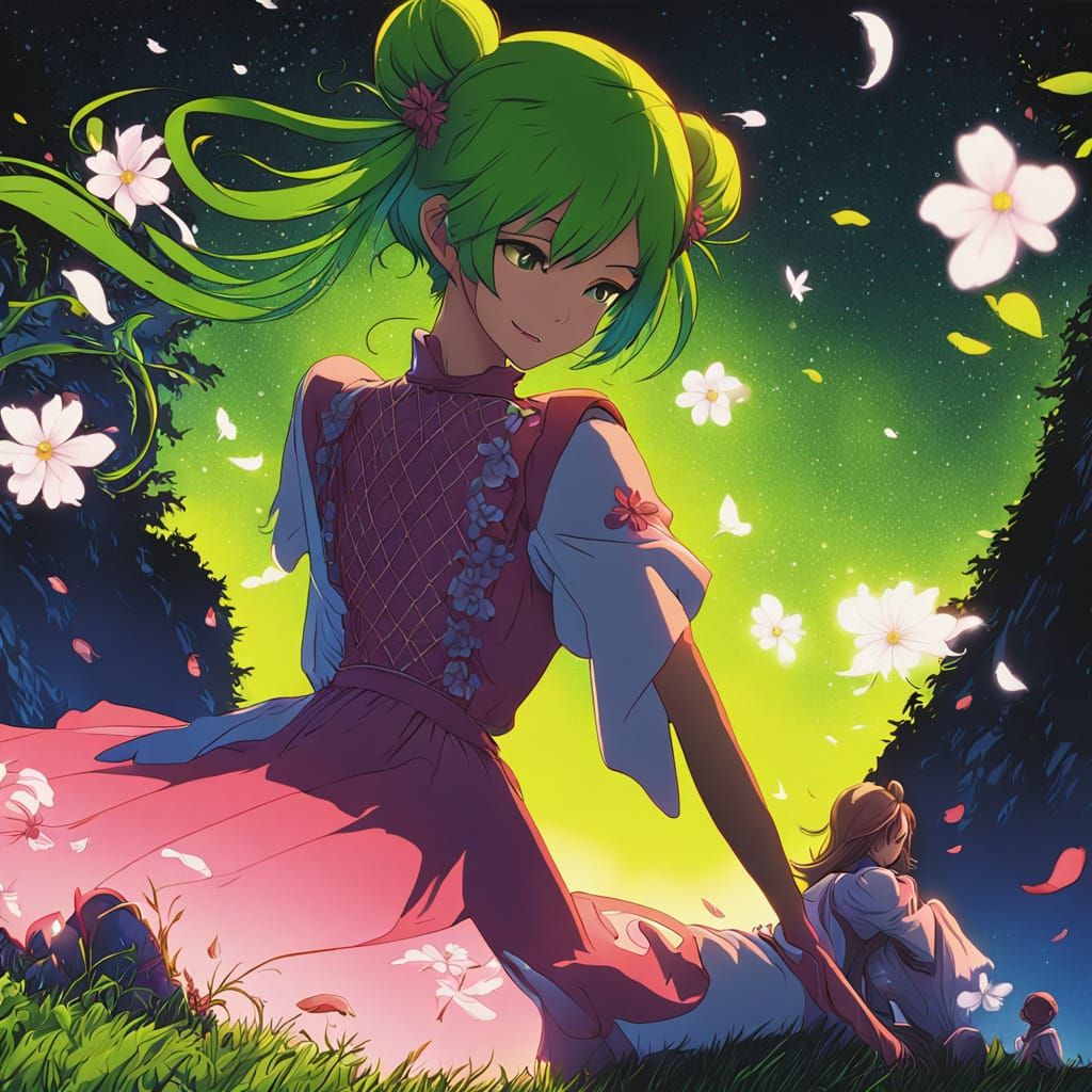 Flying flowers
