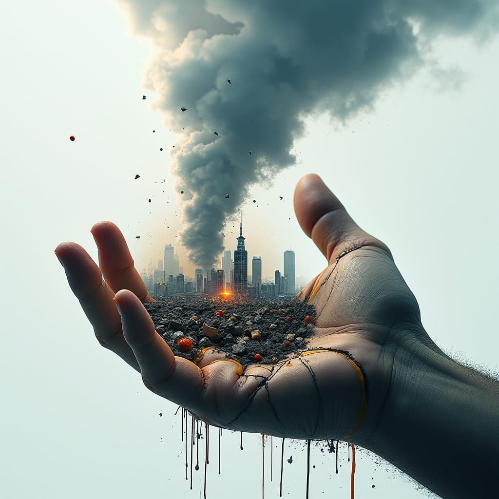 Apocalyptic Tornado Rips Through Dystopian City