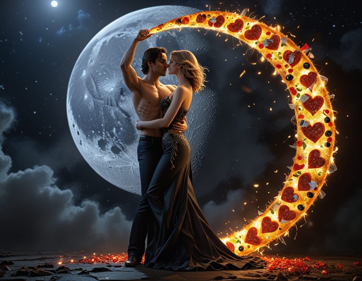 Pizza Moon Amore: A Whimsical Culinary Romance