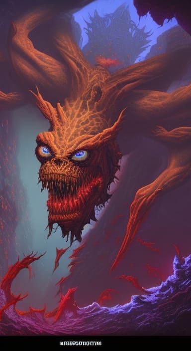 Mutated Demon 666 by Dan Mumford