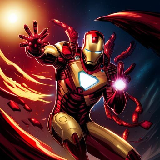 Iron Man Comic Book Art by Mark Brooks & Dan Mumford