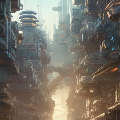 Adorable Kittens Invade Post-Apocalyptic City in Anime Style