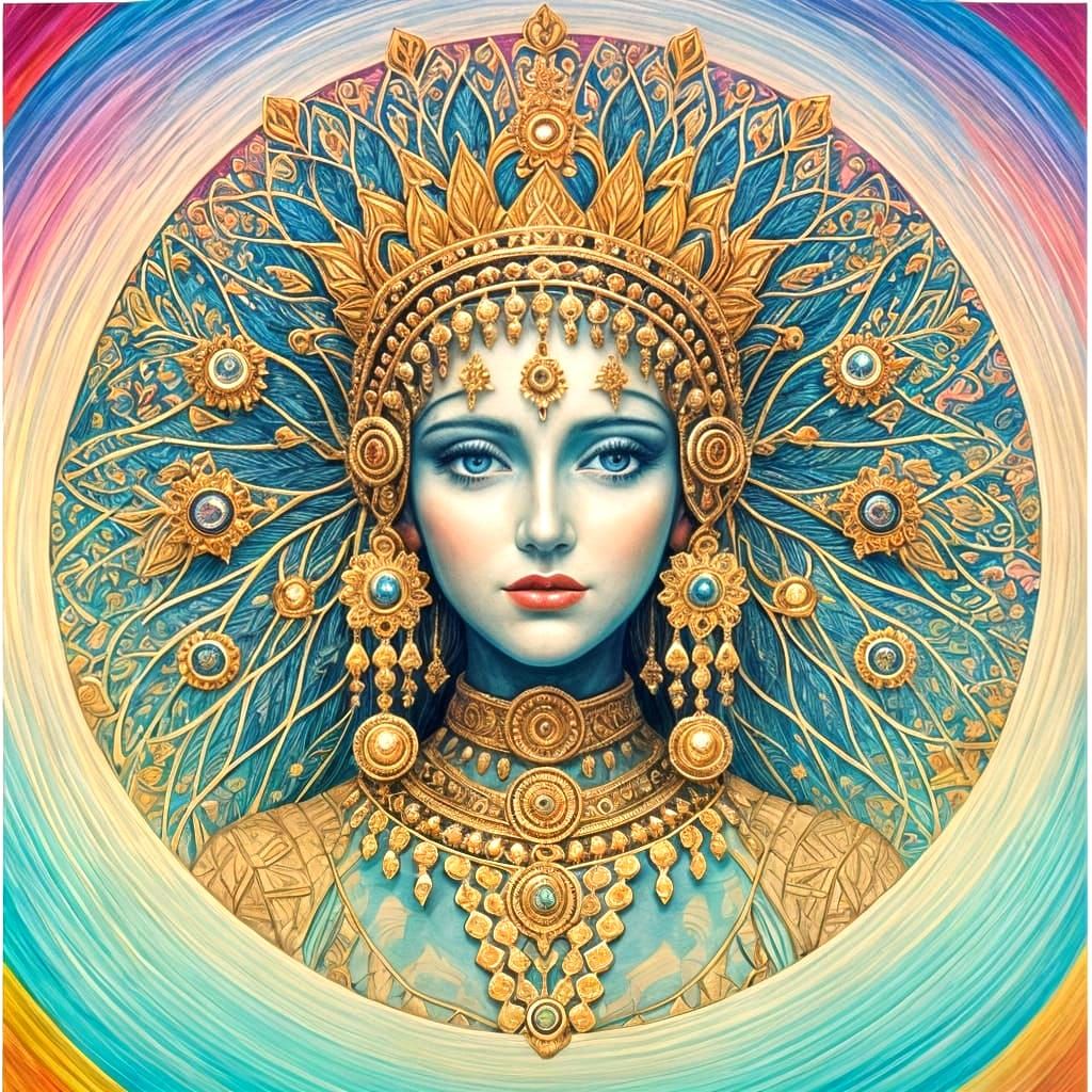 Abstract Divine Goddess Artwork