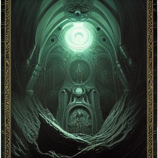 Sorcerer's Orb in Lair: Gothic Biomechanical Art