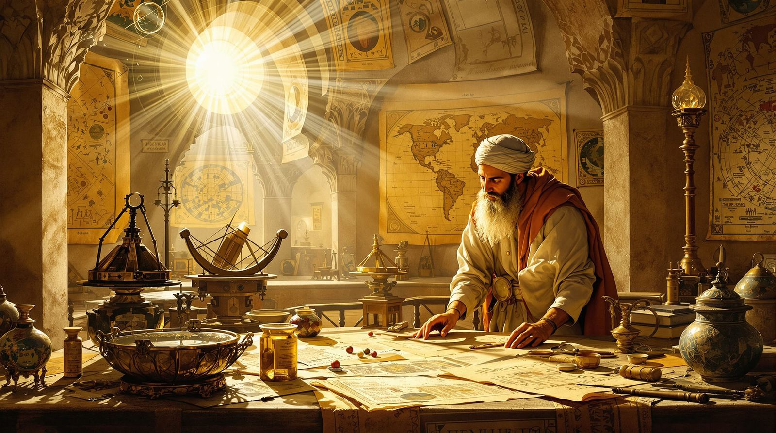 Islamic Scholar Measures Earth's Circumference in Renaissanc...