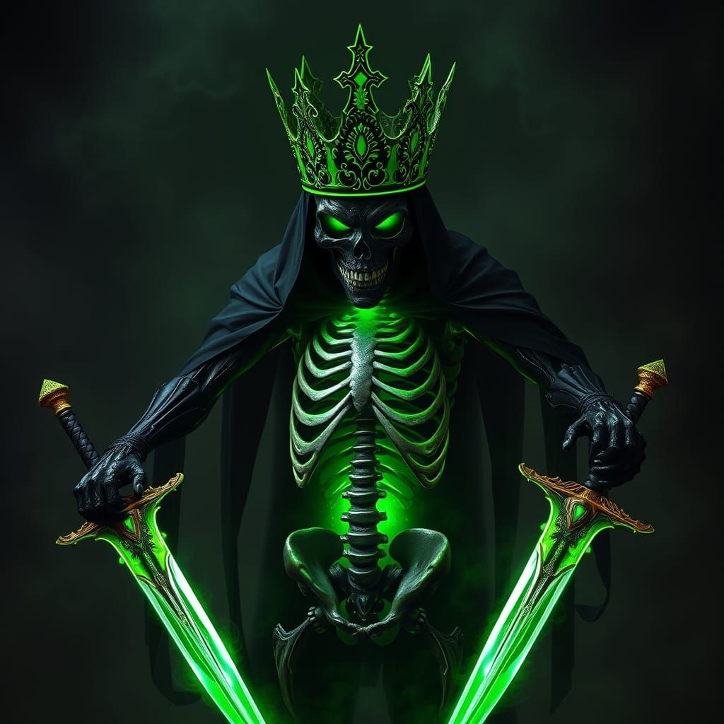 Fourth-Dimensional Being Wields Toxic Swords in Dark, Misty ...