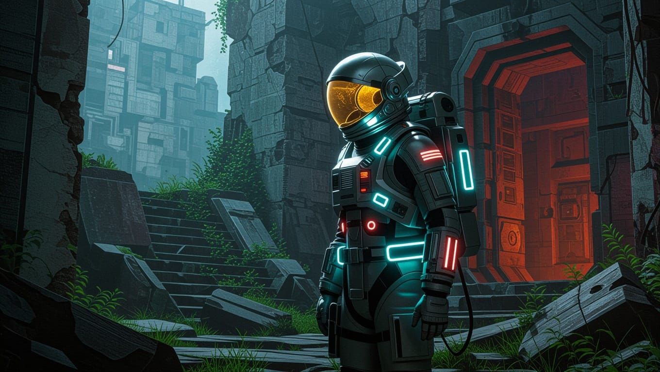 Astronaut Discovers Ancient, Mysterious Ruins on Distant Ali...