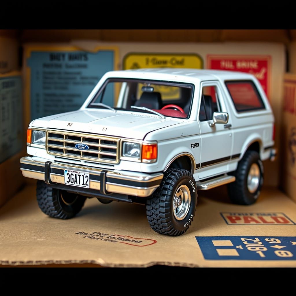 Oj Simpson getaway Bronco toy box.
Authentic guaranteed toy box