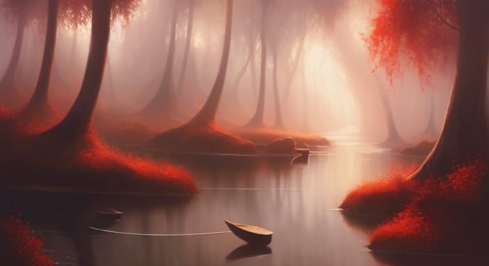 A beautiful world with forest, and stars that look like Mini...