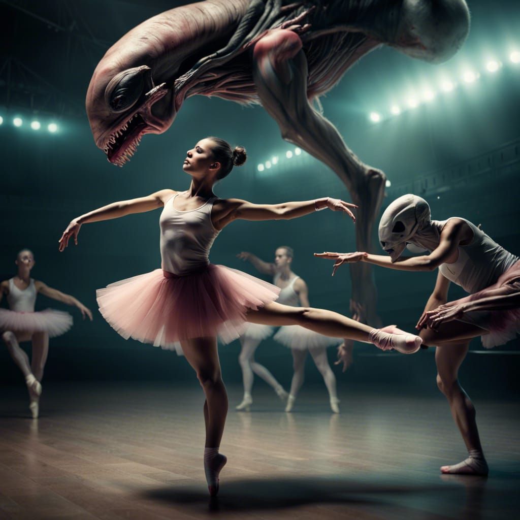 Creepy Alien Ballerina Dance of Dominance