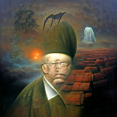 Dystopian Dreamscape: A Vision of Decay