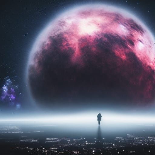 Dark Silhouette in Cosmic Orbs of Infinite Universes