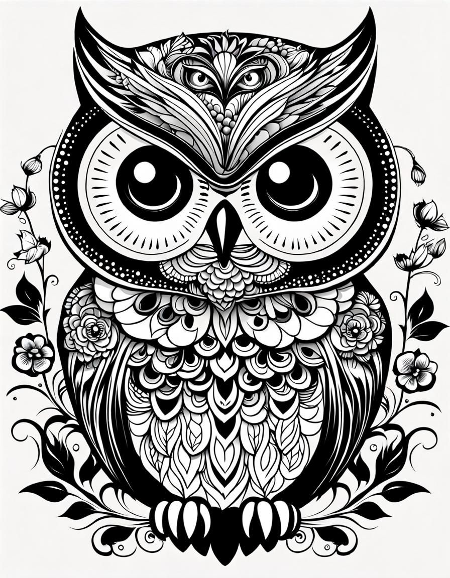Owl vector art