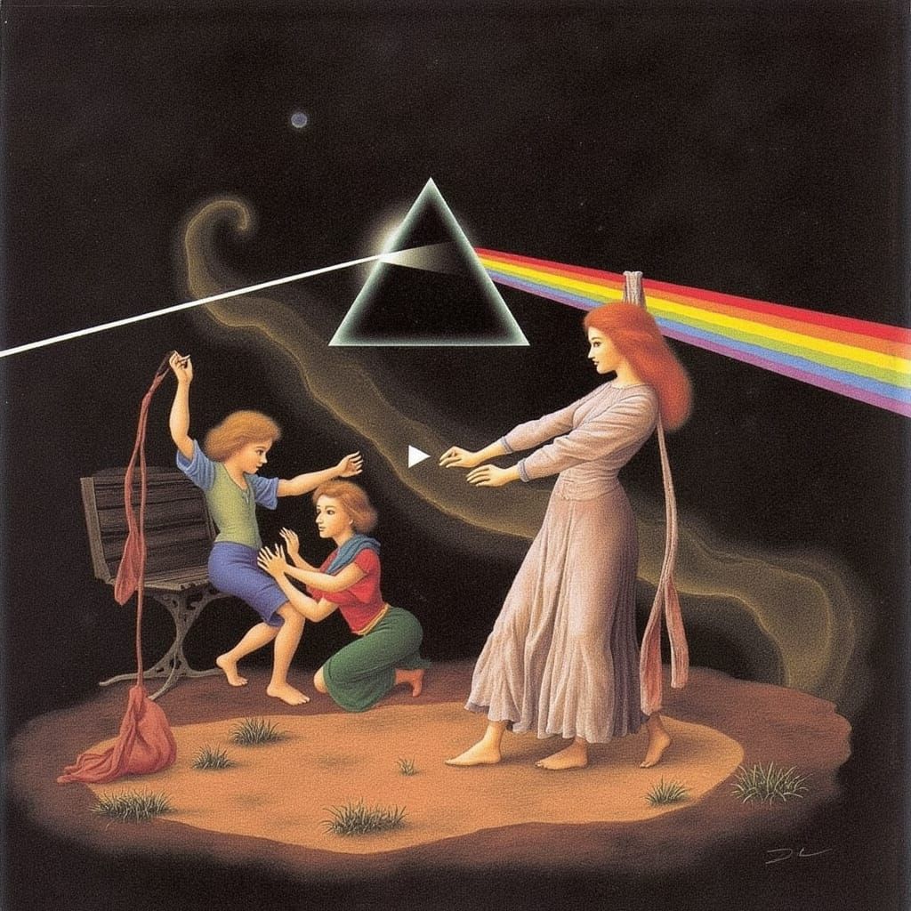 Pink Floyd Album Covers: A Colorful Collage