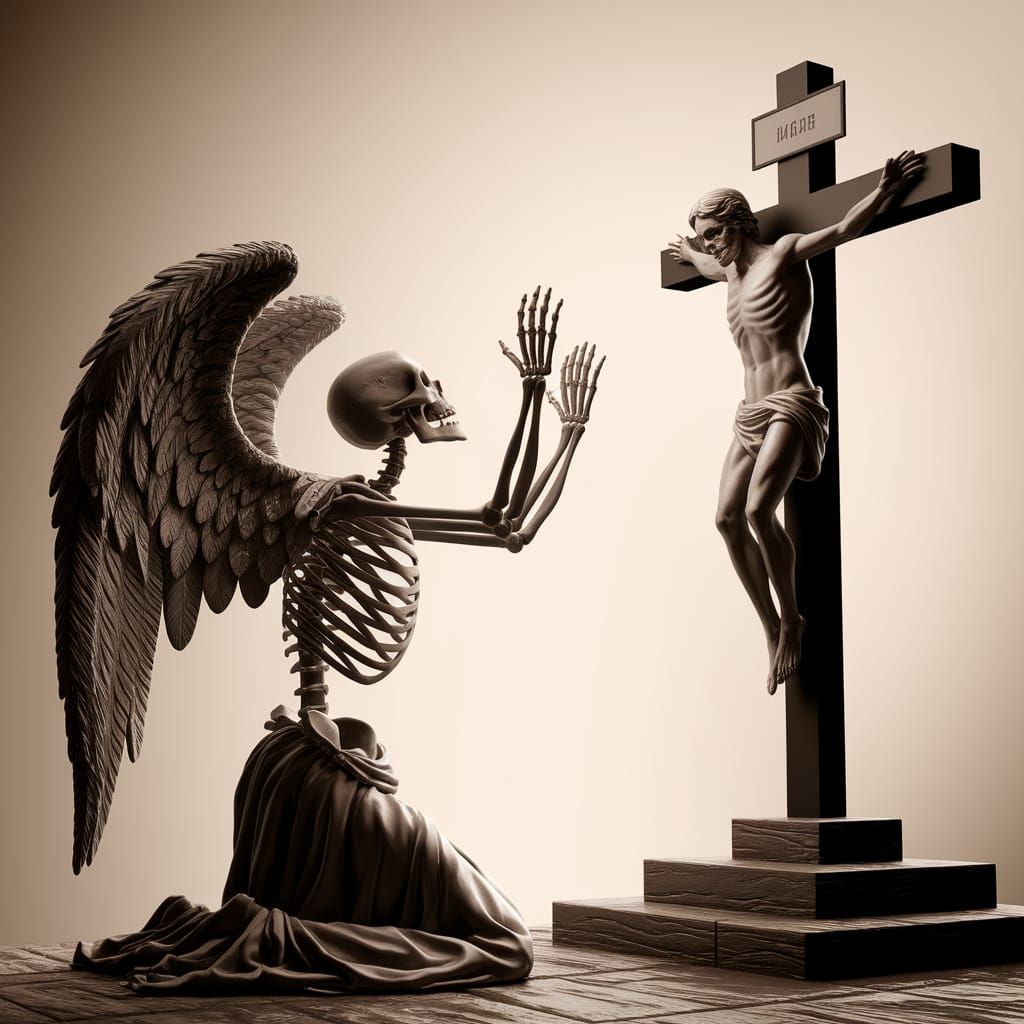 By His Death on the Cross, and Resurrection, Jesus Conquered...