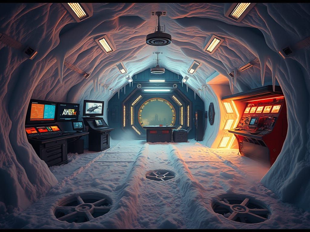Arctic Ice Fortress Control Room