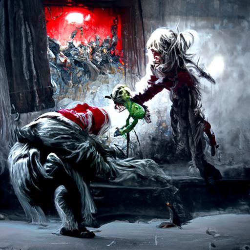 Horror Scene Inspired by Gustave Doré