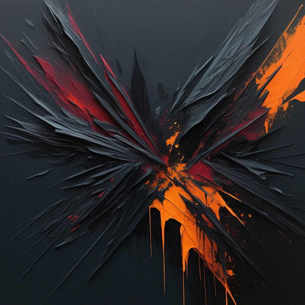 Grimdark Abstraction in Vibrant Color