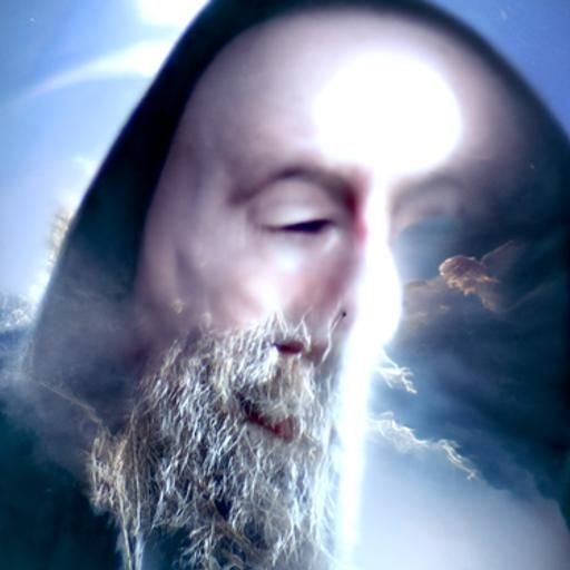 Ethereal Abbot in Divine Sunshine