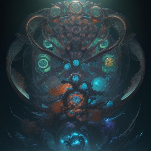 Microscopic Virus: Dynamic Lighting Concept Art