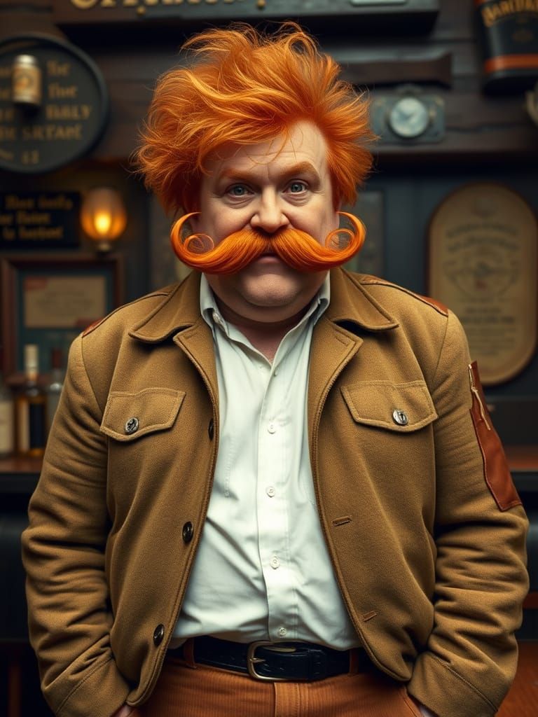 Here in Bagustan we think a big moustache is hot.