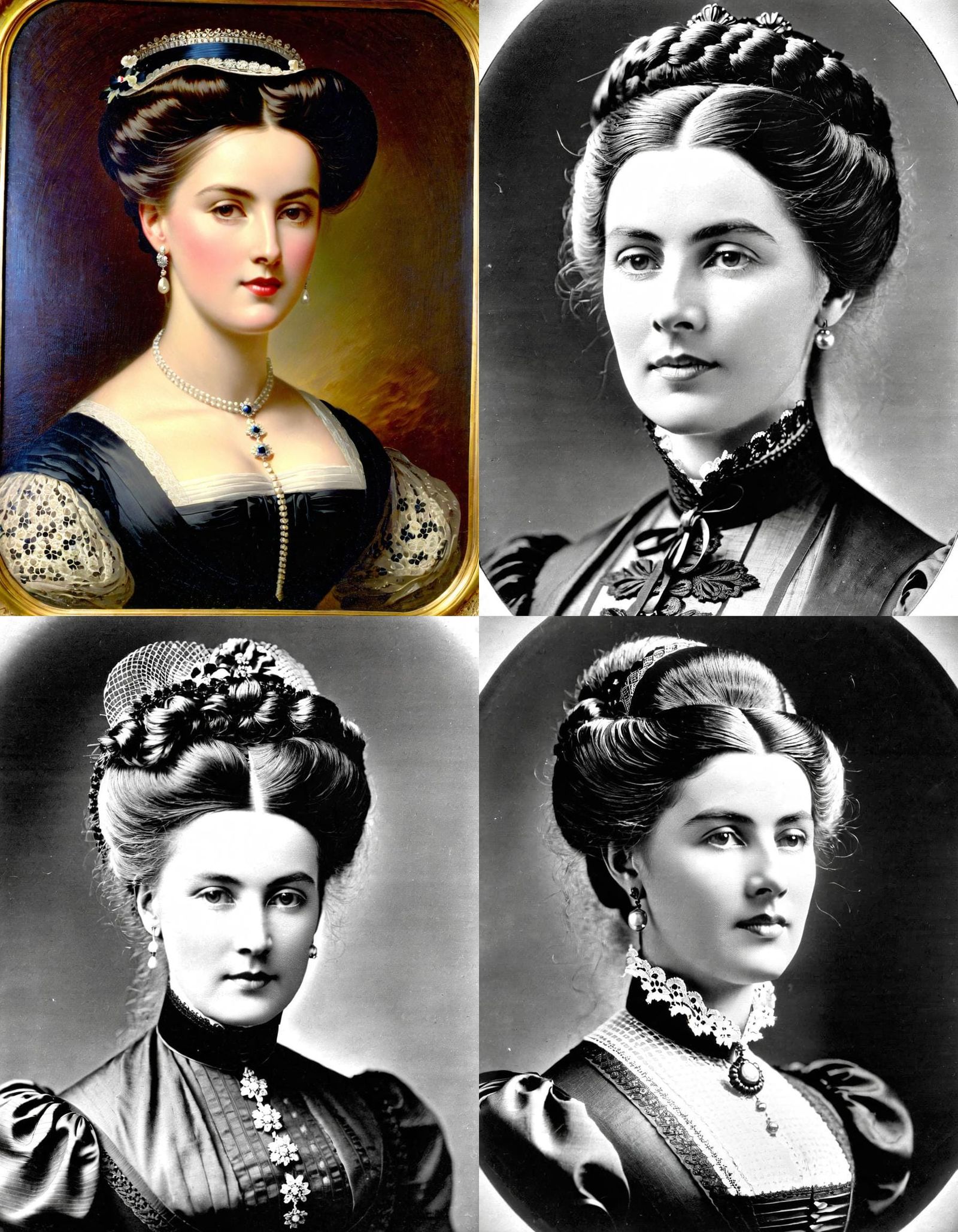1880s Woman's Portrait: Vintage Style