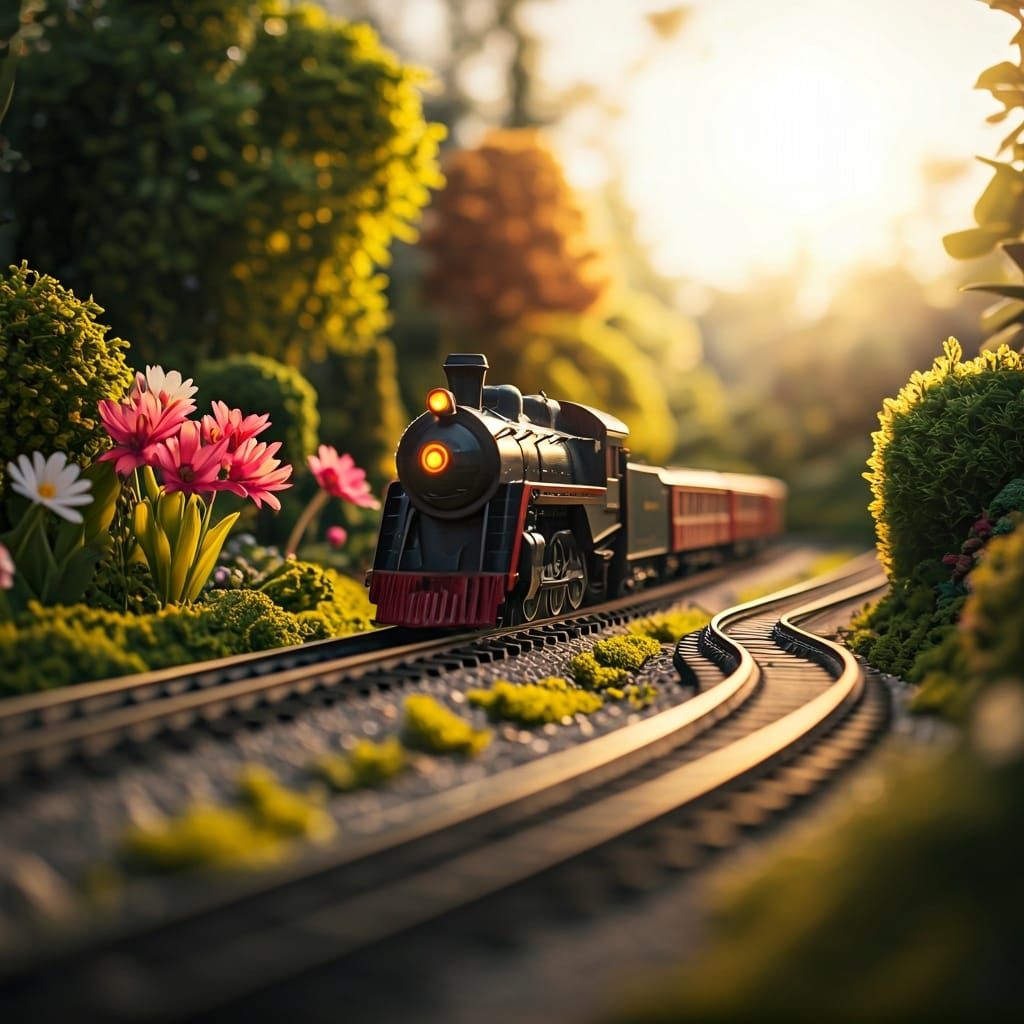 Whimsical Miniature Trains Inspired by Miyazaki