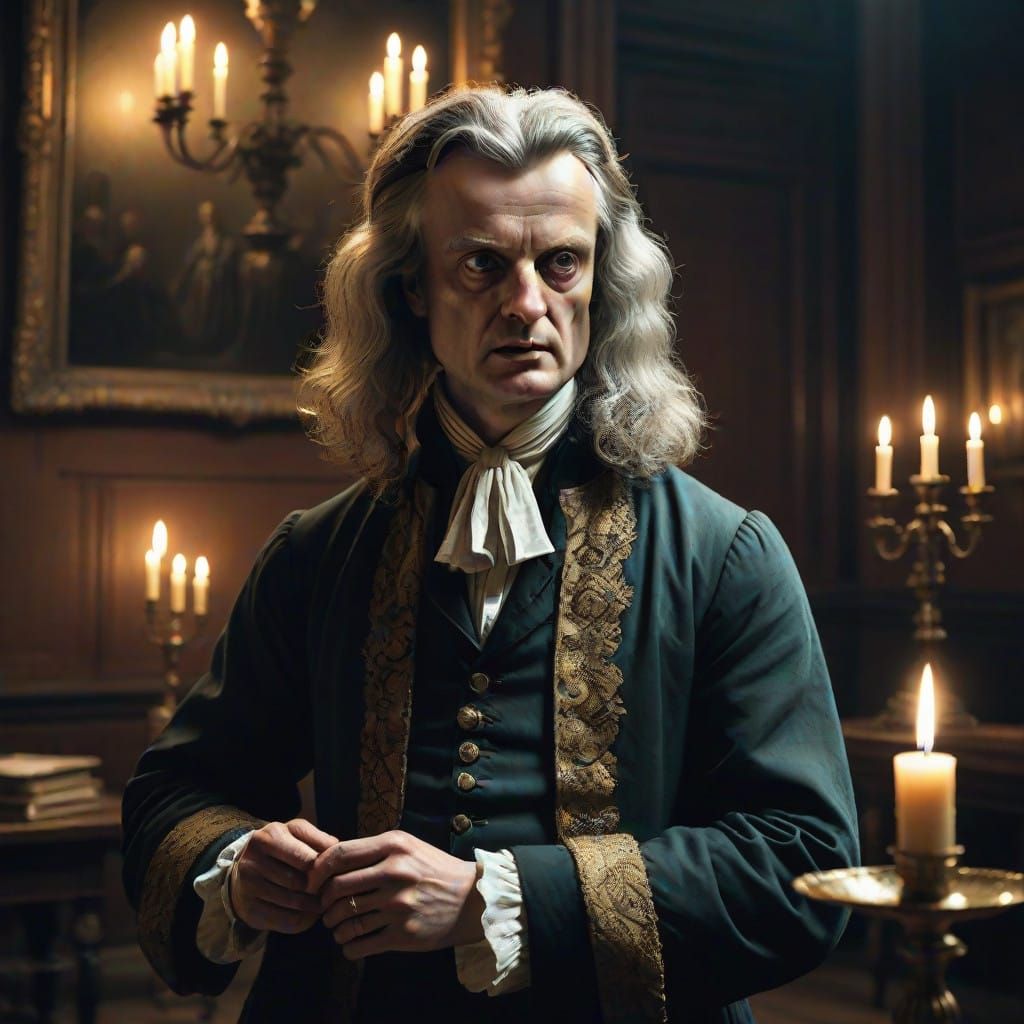 Passionate Argument Between Newton and Hooke in 17th-Century...