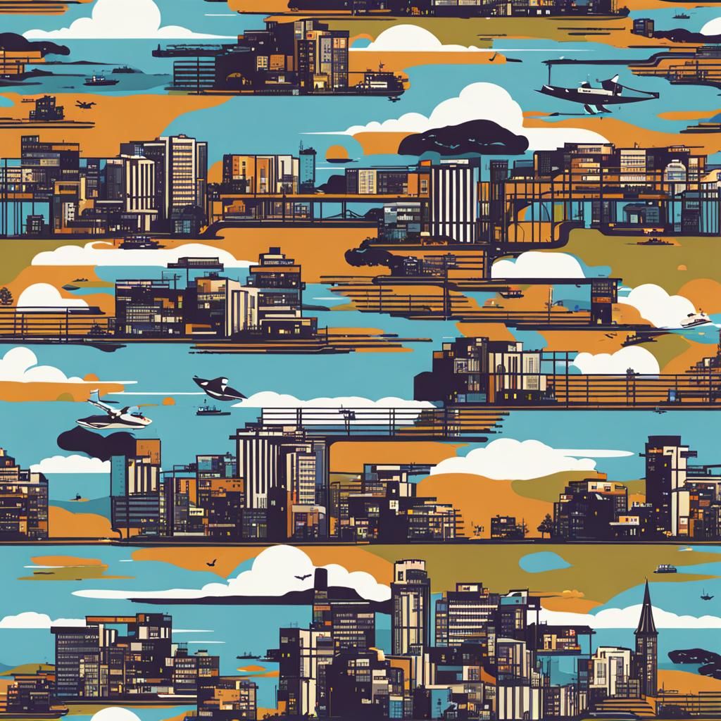 Abstract AI Image: Continuum