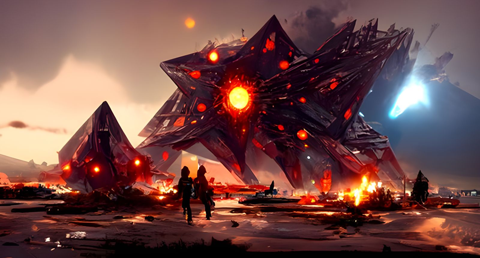 Sinister Star Destruction in Space: Concept Art