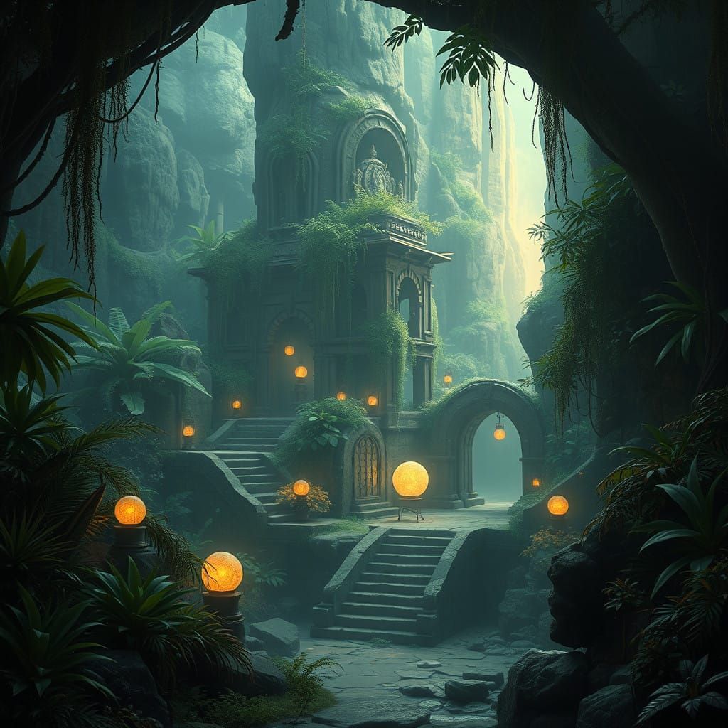 Ethereal Jungle Spirit Temple
