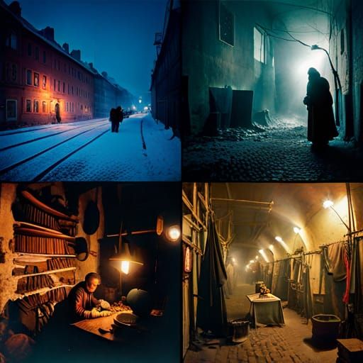 Open-Hearth Furnaces Glow on Zarechnaya Street