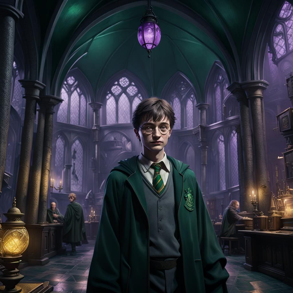 Harry Potter in Slytherin: A Dark Fantasy Masterpiece