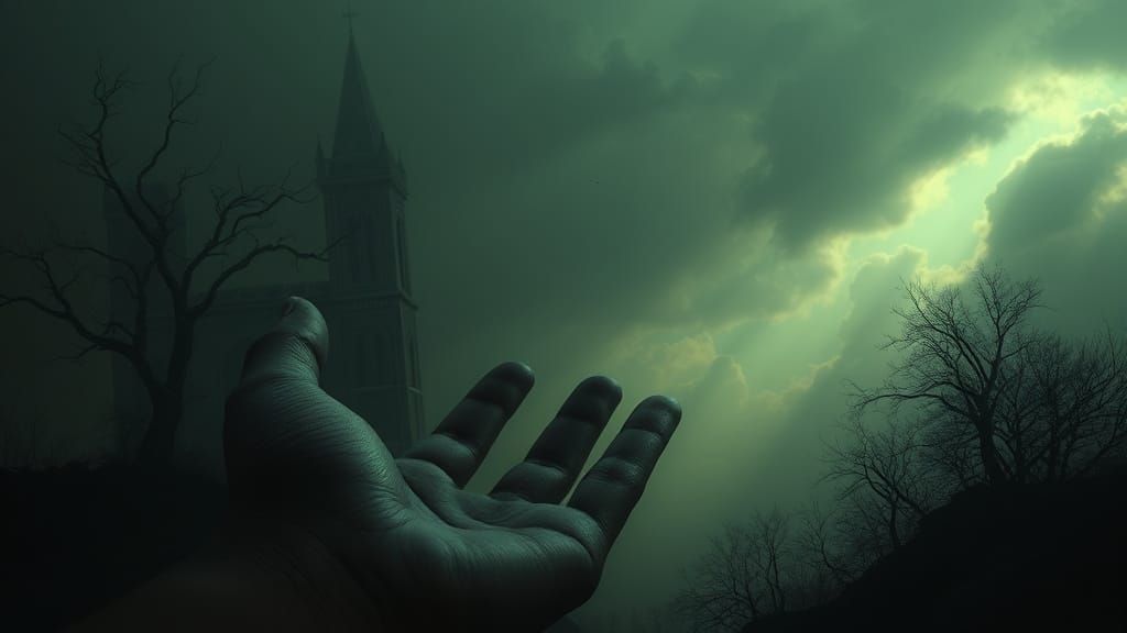 Childhood Trauma Haunts a Mysterious Figure in Dark, Muted C...