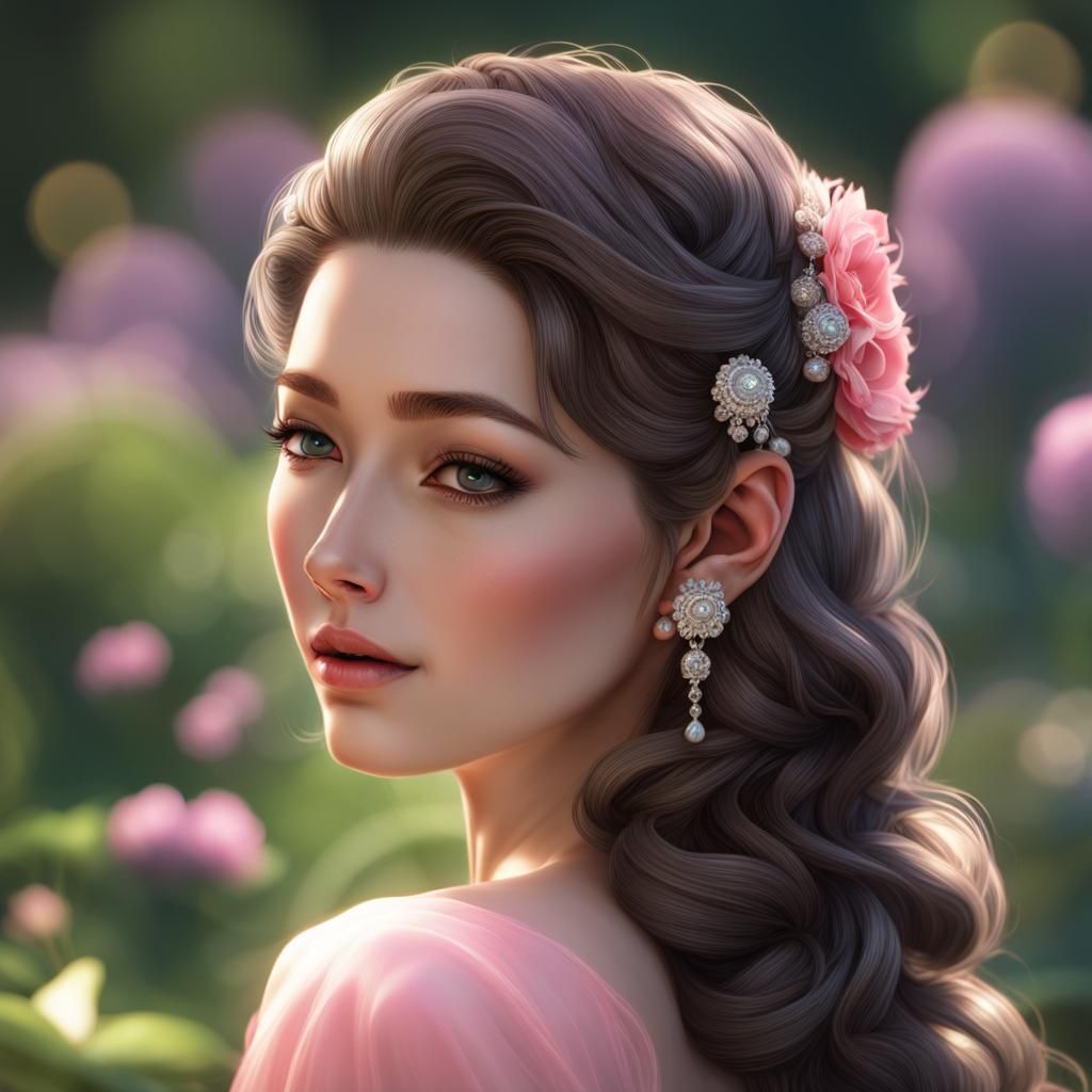 Ultra-Detailed Image with Volumetric Lighting and Vivid Colo...