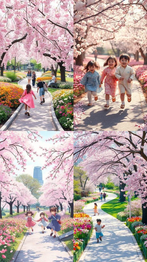 Cherry Blossoms in Tokyo's Ueno Park: Serene Floral Beauty