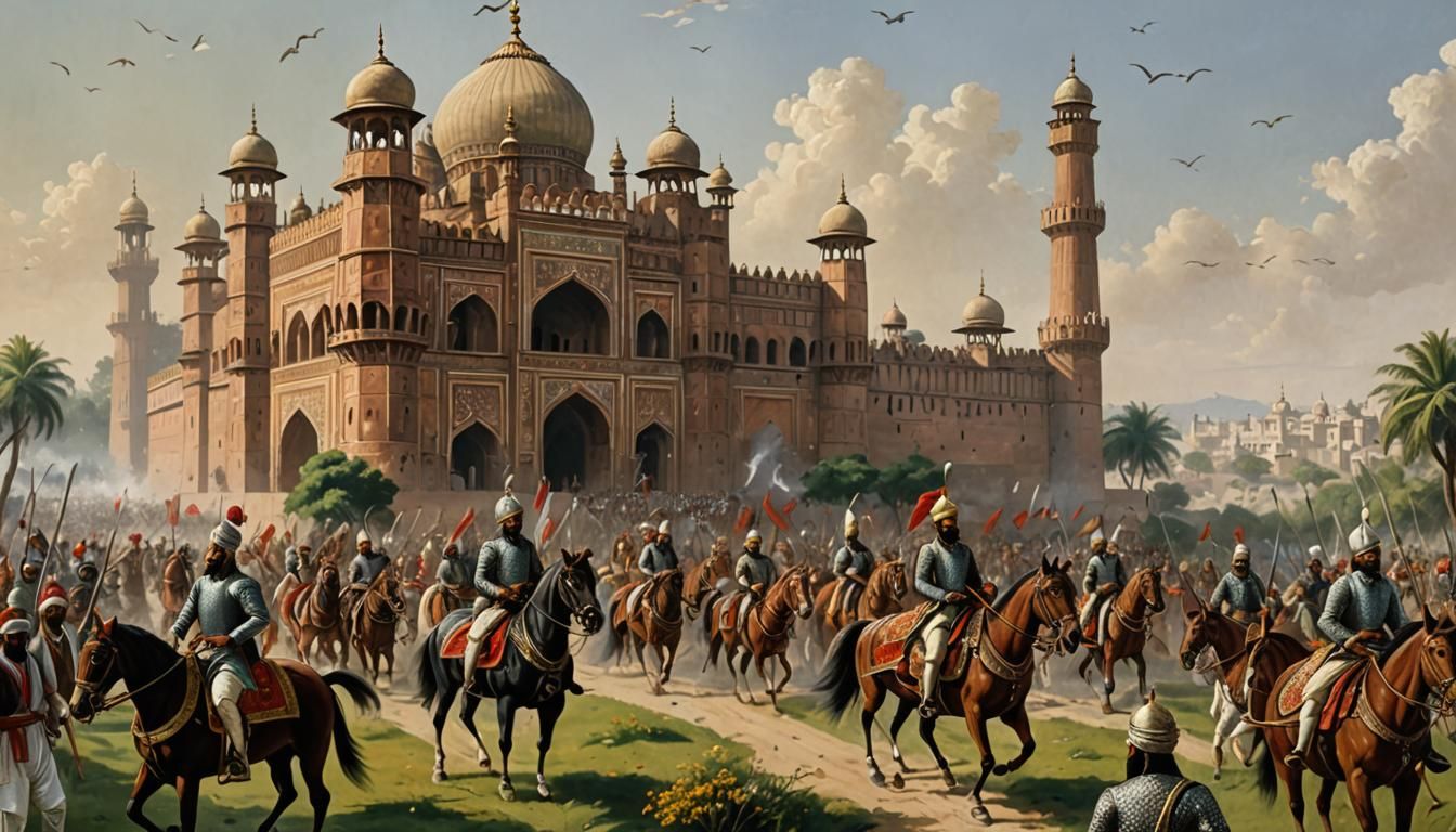 Delhi Sultanate Army Marches to War