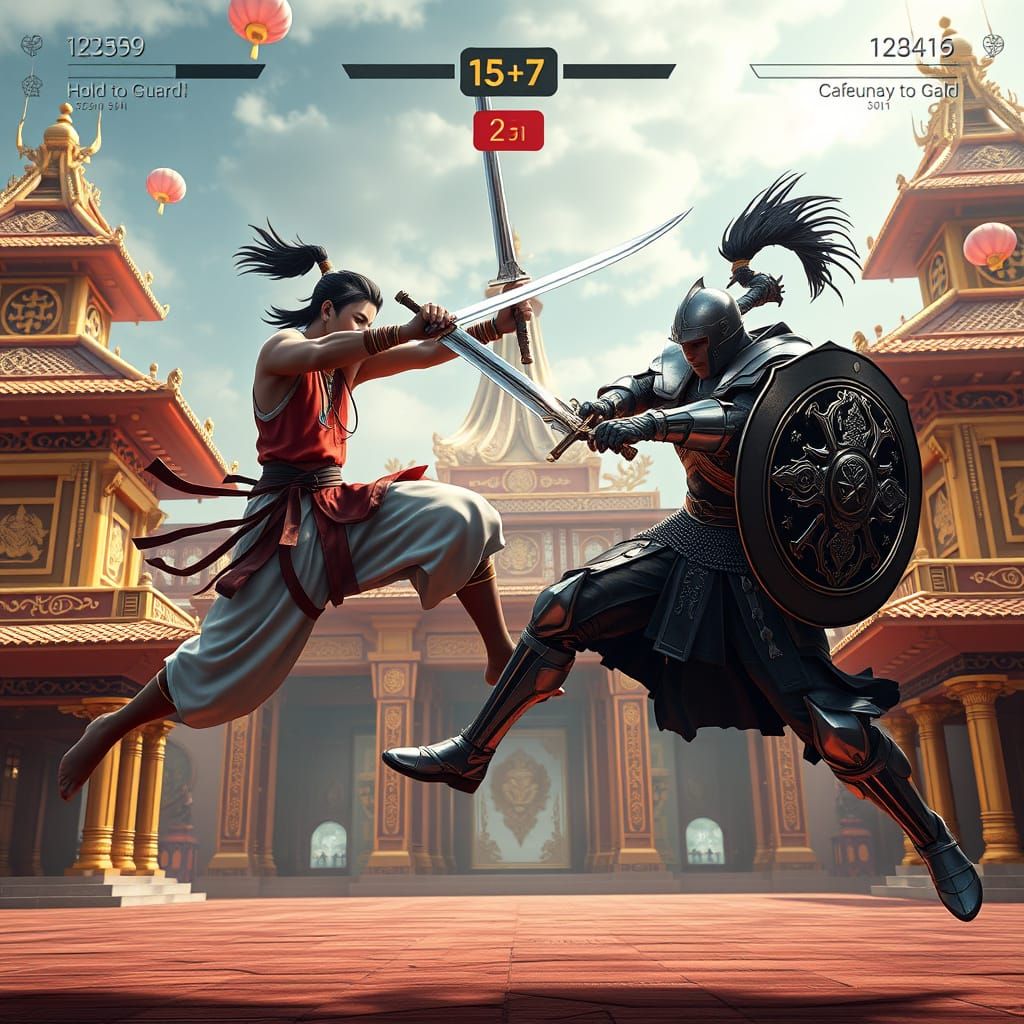 Epic Clash of Warriors in a Legendary Arena