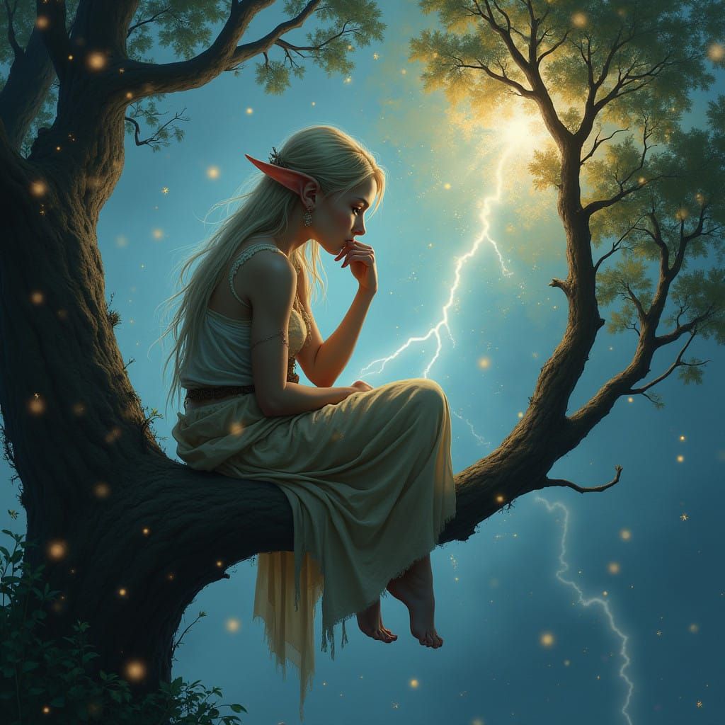 Ethereal Elf in Whispers of Wonder