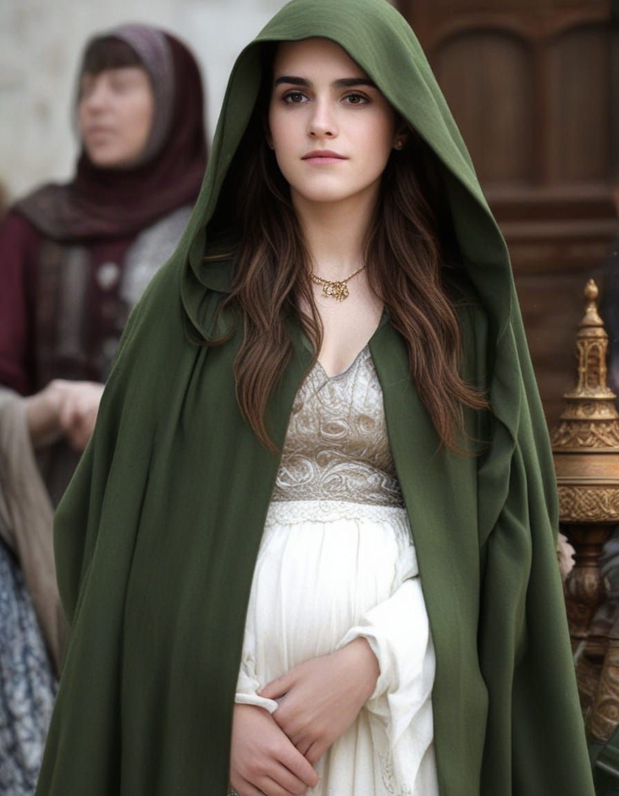 Ethereal Portrait of Pregnant Ottoman Sultaness