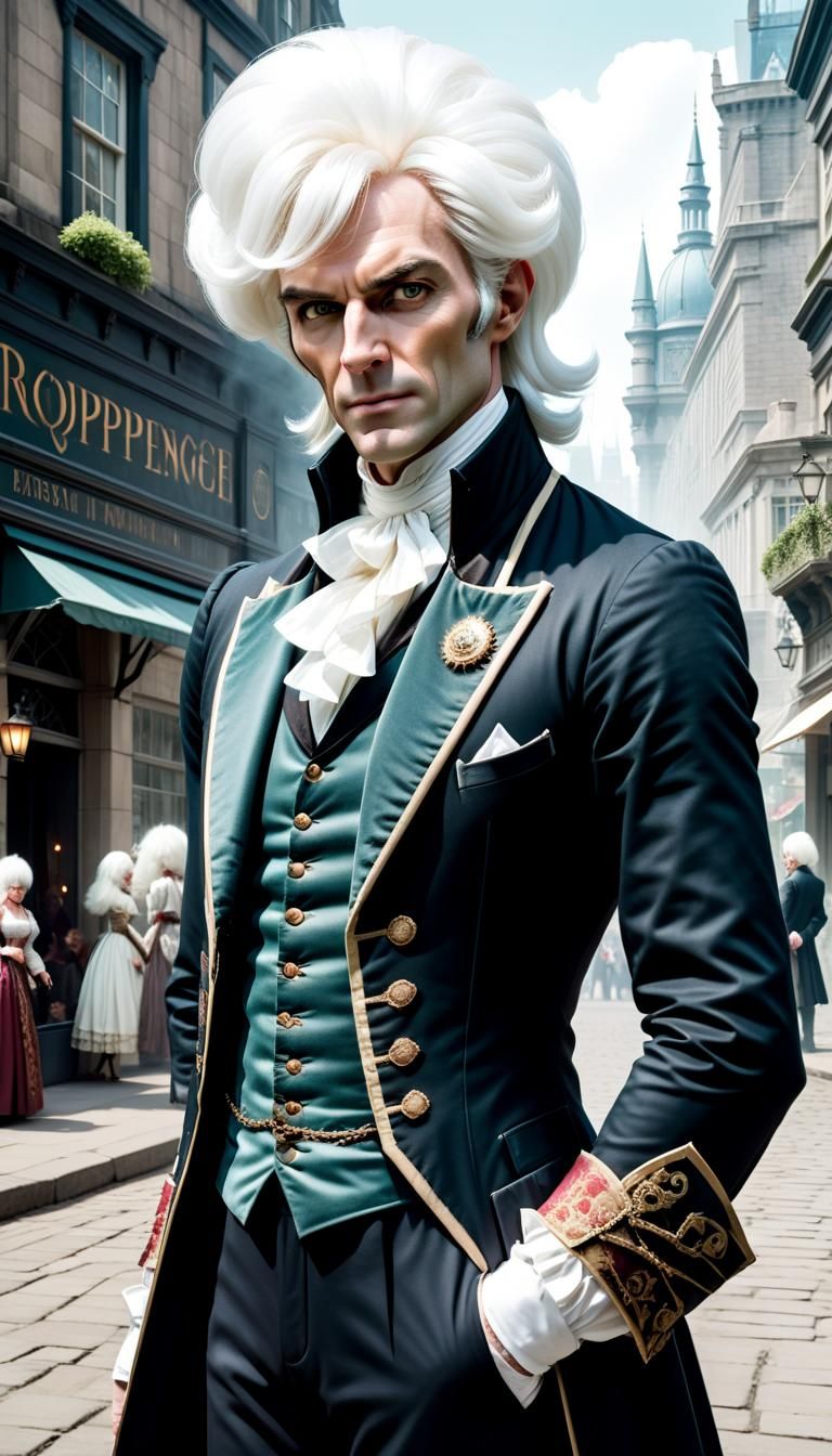 Sinister Civil Servant in Fantasy City